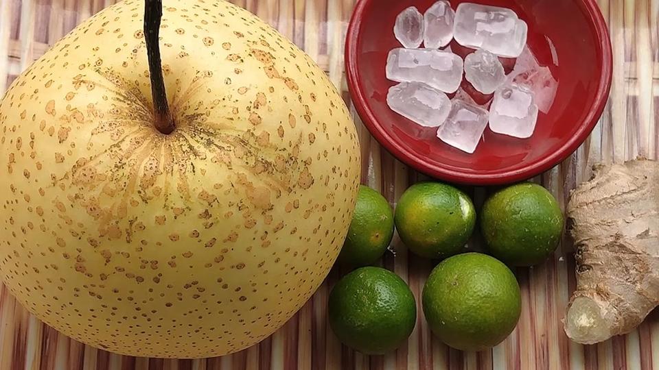 Nguyên liệu làm lê hấp đường phèn