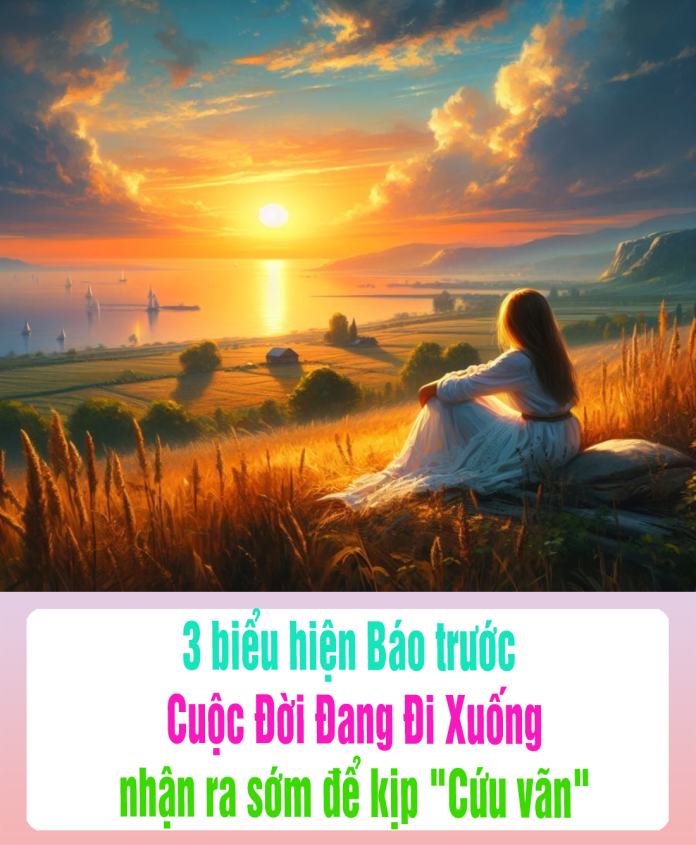 3 biểu hiện Báo trước Cuộc Đời Đang Đi Xuống, nhận ra sớm để kịp