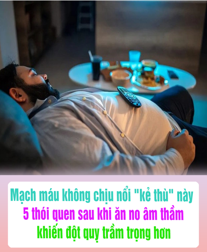 Mạch máu không chịu nổi