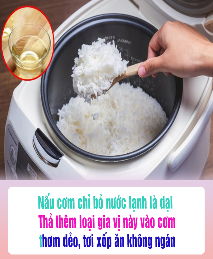 Nấu cơm chỉ bỏ nước lạnh là dại