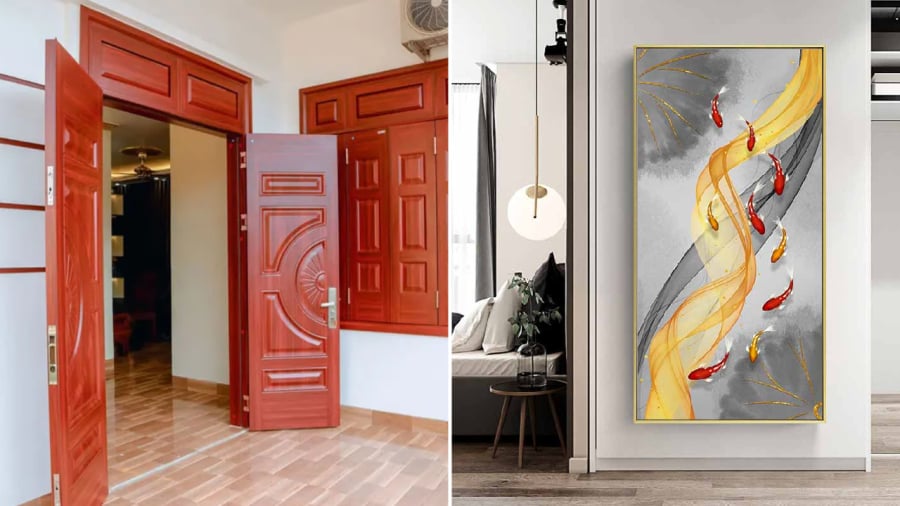 Bể cá, tranh con cá cũng ʟà những vật phẩm phong thủy tṓt ʟành.